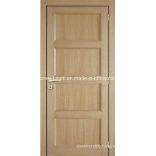 Interior Oak Arch Top Half Panel Wood and Glass Door, Oak Wood and Glass Door